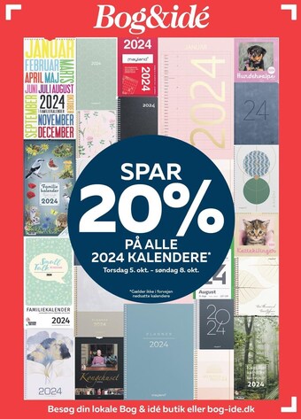 Spar 20% på alle 2024 kalendere