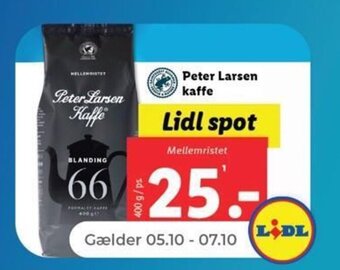 Netto Peter Larsen Kaffe tilbud