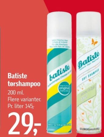 Føtex Batiste tørshampoo tilbud