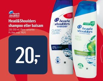 Føtex Head&shoulders shampoo tilbud
