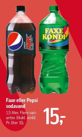 Føtex Pepsi max cola tilbud