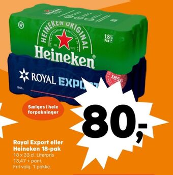 Kvickly Export øl tilbud