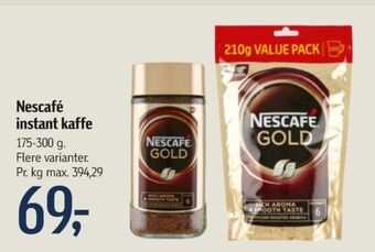 Føtex Gold instant kaffe tilbud