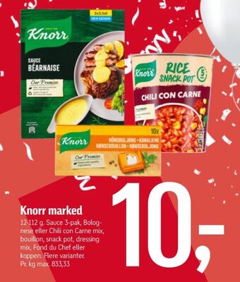Knorr sauce pulver