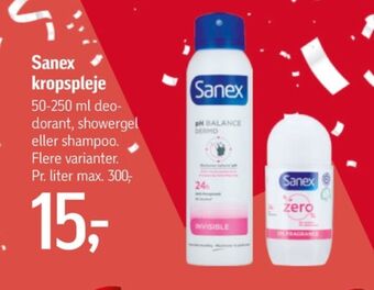 Føtex Sanex deo roll-on tilbud
