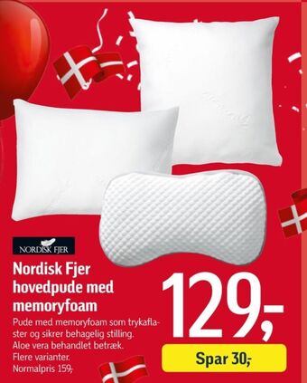 Føtex Nordisk fjer hovedpude tilbud