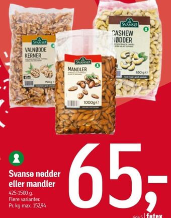 Føtex Svansø mandler tilbud