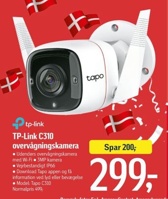 Føtex Tp-link overvågningskamera tilbud