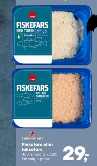 Kvickly Coop fiskefars tilbud