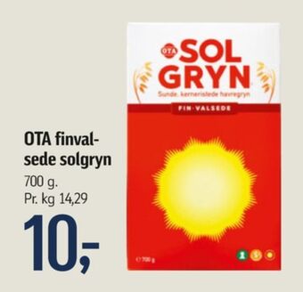 Føtex Ota sol gryn havregryn tilbud