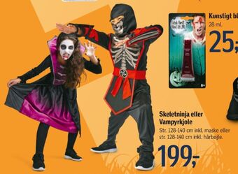 Føtex Ukendt halloweenudklædning tilbud