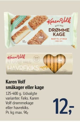 Føtex Karen volf kager tilbud