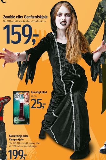 Føtex Ukendt halloweenudklædning tilbud