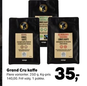 Kvickly Cirkel grand cru guatemala kaffe formalet tilbud