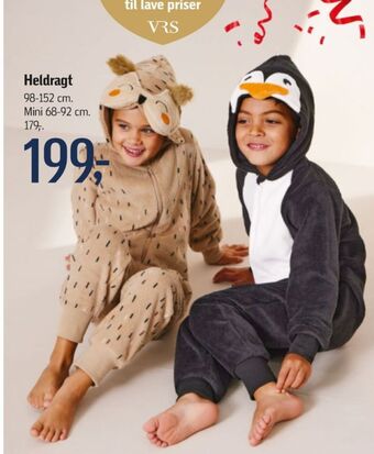 Føtex Vrs kids heldragt tilbud