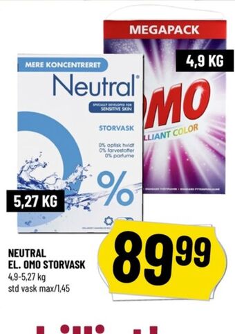Løvbjerg Omo vaskepulver tilbud