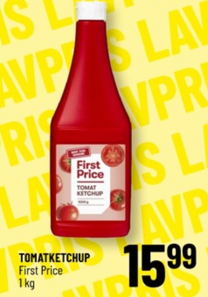 First price ketchup tilbud hos Løvbjerg