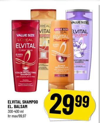 Løvbjerg Elvital shampoo tilbud