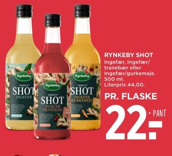 MENY Rynkeby juiceshot ingefær tilbud