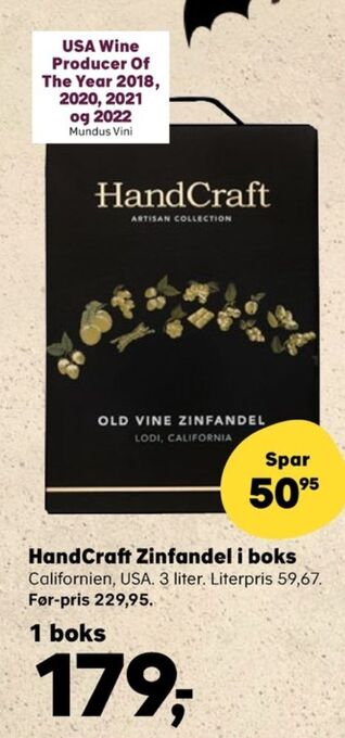 SuperBrugsen Ukendt californisk rødvin tilbud