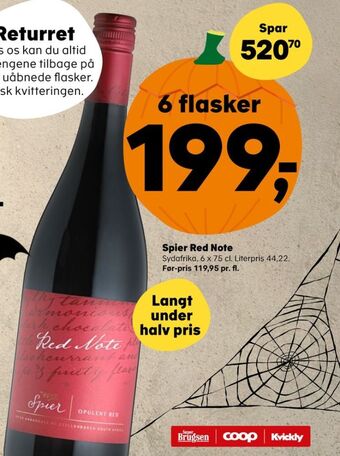 SuperBrugsen Ukendt sydafrikansk rødvin tilbud