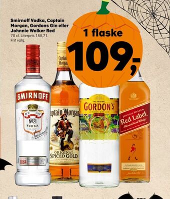 Kvickly Smirnoff vodka tilbud