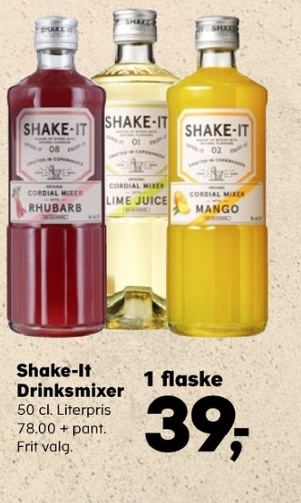 Shakeit drinkmix tilbud hos Kvickly