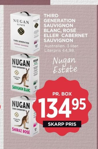 MENY Ukendt australsk rødvin tilbud