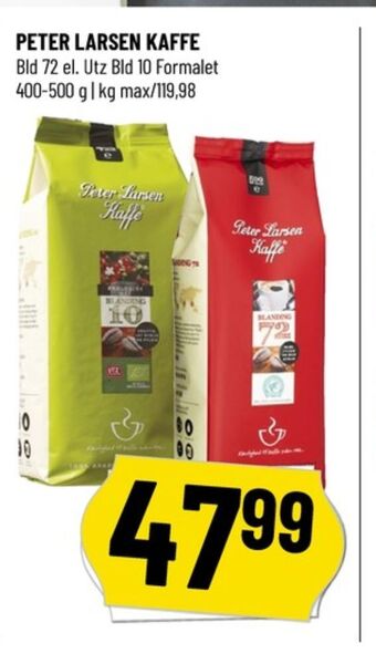 Blanding 10 kaffe formalet