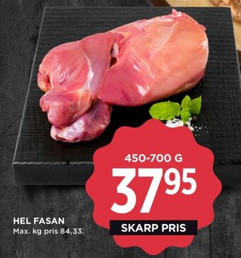 MENY Ukendt fasan tilbud