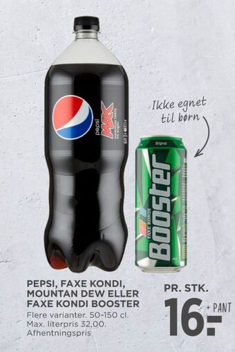 MENY Pepsi max cola tilbud