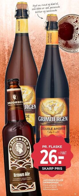 MENY Blonde specialøl tilbud