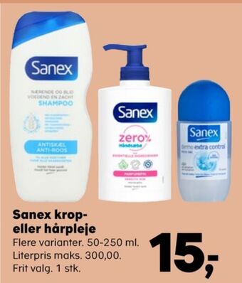 SuperBrugsen Sanex shampoo tilbud