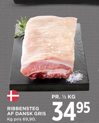 MENY Friland frilandsgris ribbensteg tilbud