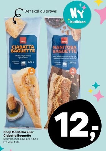 SuperBrugsen Coop ciabatta tilbud