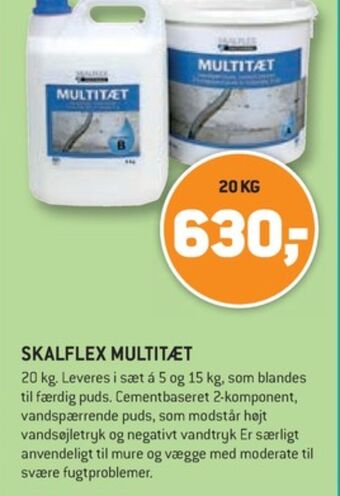 XL-BYG Skalflex pudsemørtel tilbud