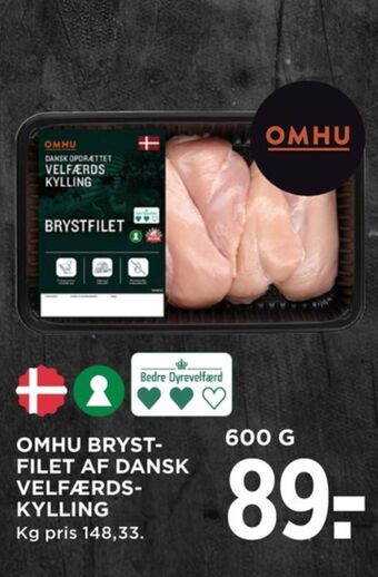 MENY Omhu kyllingebrystfilet tilbud