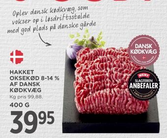 MENY Ukendt hakket oksekød tilbud