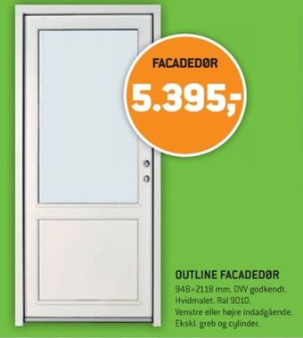 XL-BYG Outline dør tilbud