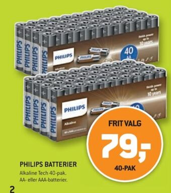 XL-BYG Philips batterier tilbud