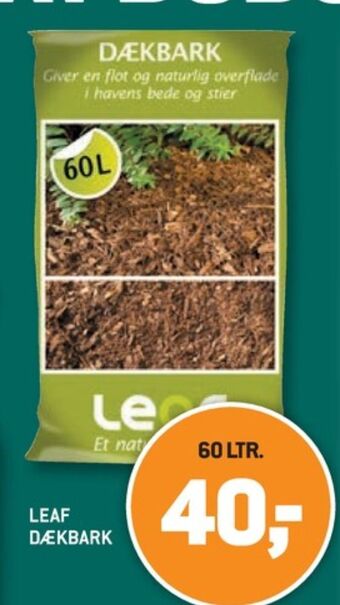 XL-BYG Leaf dækbark tilbud
