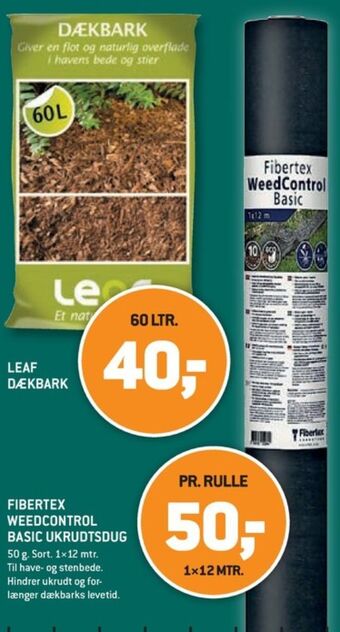 XL-BYG Fibertex ukrudtsdug tilbud