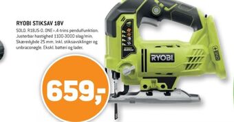 XL-BYG Ryobi stiksav tilbud
