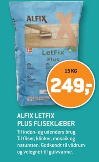 XL-BYG Alfix fliseklæb tilbud