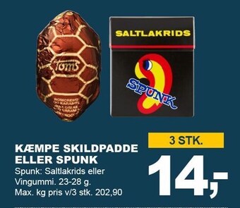 Let-Køb Kæmpe skildpadde eller spunk tilbud