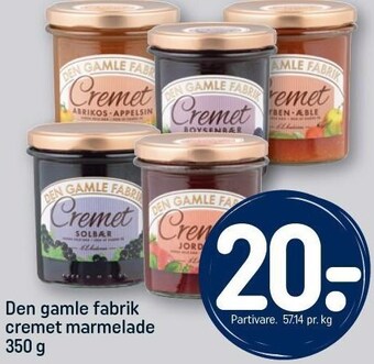 Den gamle fabrik cremet marmelade