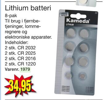 Harald Nyborg Lithium batteri tilbud