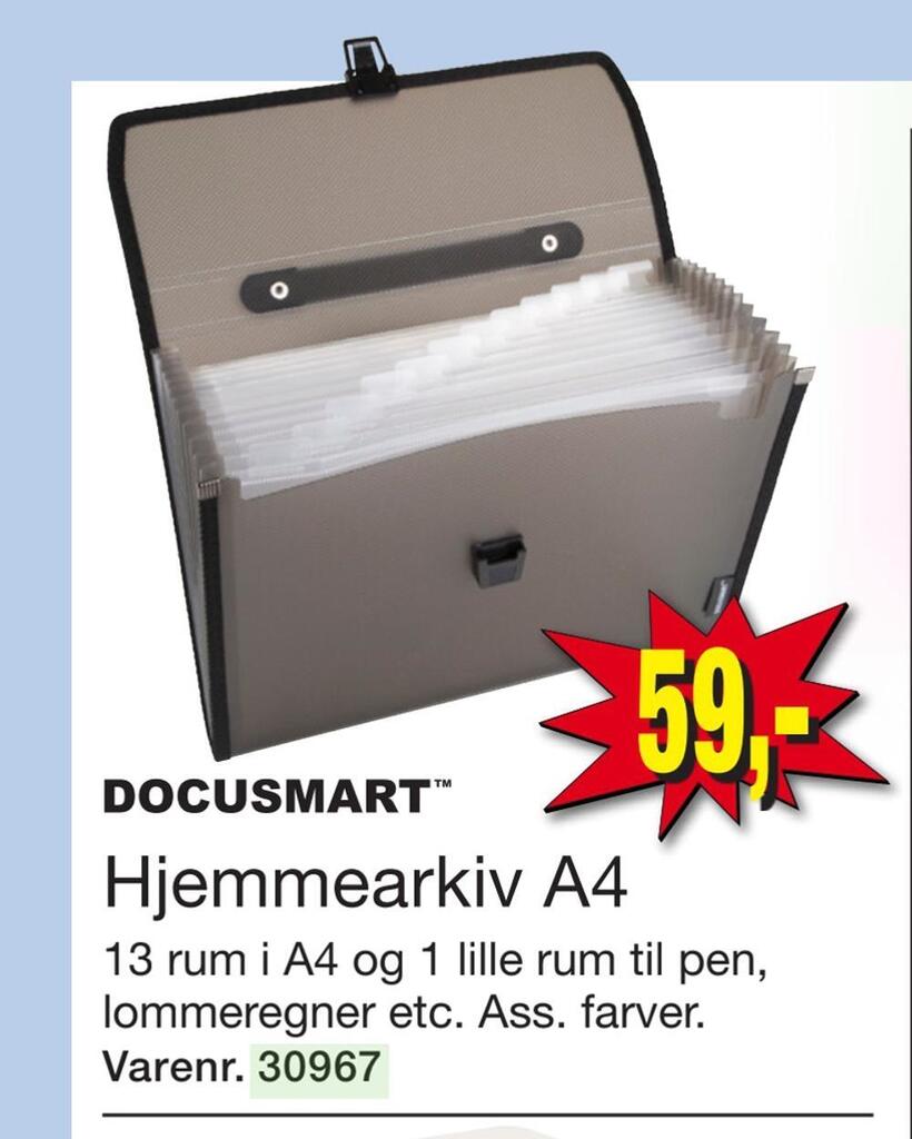 Hjemmearkiv a4 tilbud hos Harald