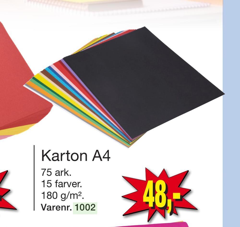 Karton a4 tilbud hos Harald