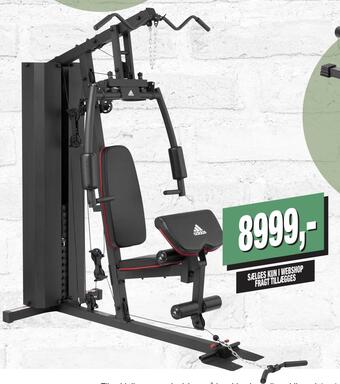 Harald Nyborg Home gym inkl. 100 kg tilbud